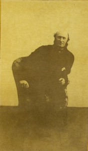 France Lieutenant Colonel Mallet de Chauny old photo CDV 1870