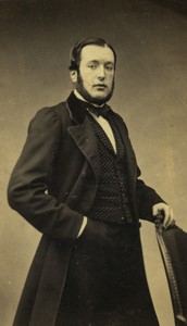France Paris Scientist Doctor Auvray Caen Medical School Photo CDV Petit 1865