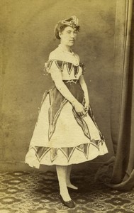 France actress Maria Jezequel old photo 1868