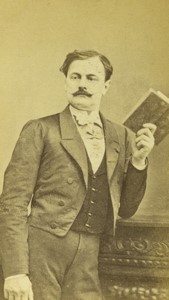 France Politician Baron Jerome David Bonaparte old photo CDV 1865