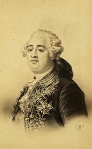 France Paris King Louis XVI old photo CDV Charlet 1865