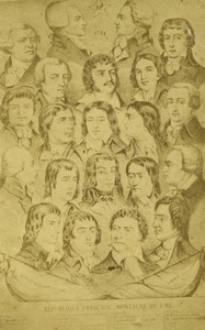 France Political French Revolution Mountain 1793 Old photo CDV Deschamps 1870