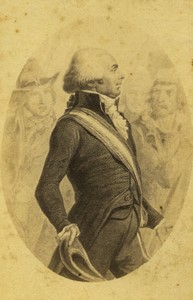 France Paris Political Jérôme Pétion de Villeneuve Old photo CDV Tournier 1870
