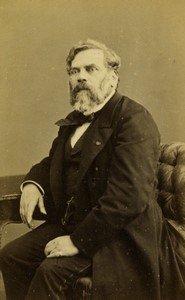 France Politician Banker Leopold Javal Deputy of Yonne old photo 1865