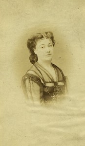 France Paris Actrice Elisabeth de Gerandon Geraudon Volnay ancienne photo 1870