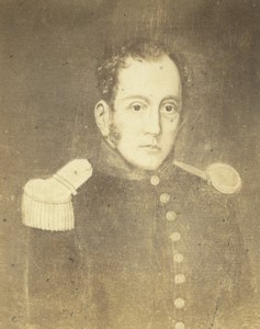 France Militaire Théodore Blancard Garde Nationale ancienne photo CDV 1864