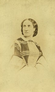 France Italian actress Adelaide Ristori old photo CDV 1870