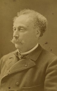 France Paris Alexandre Dumas Fils writer Old CDV photo Nadar 1880 #1