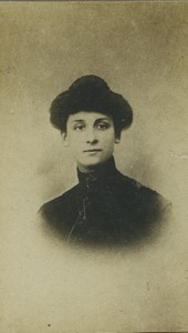France Portrait de Femme ancienne Photo CDV 1900