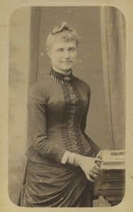 France Tourcoing Woman Portrait Old CDV photo Clement 1880