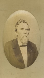 France Roubaix Man White Beard Eugene Dervaux Old CDV photo Elkan 1880