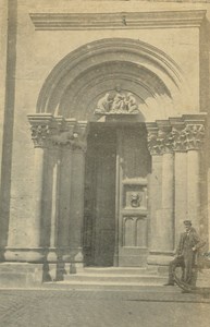 Mainz Cathedral St Martin Martinsdom Germany Ad Braun old CDV Photo 1860