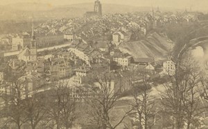 General View of Bern Switzerland old Anonymous CDV Photo 1870