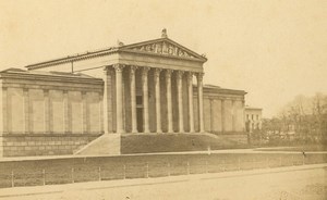 Germany Munich Königsplatz Museum Munchen old Bscherer CDV Photo 1860's