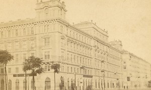 Austria Vienna Wien Architecture Paper Shop Prater Steuer CDV Photo 1860's