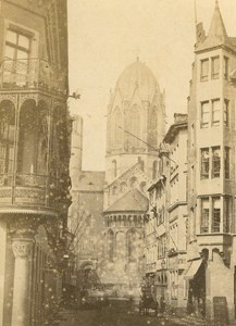 Germany Mainz St. Martin's Cathedral Martinsdom old Anonymous CDV Photo 1860's