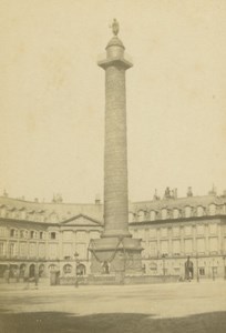 France Paris Colonne Vendome Anonymous CDV Photo 1860