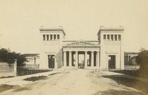 Germany Munich Munchen Propylaea Gate Konigsplatz old Reulbach CDV Photo 1870