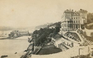 Great Britain Big House Hotel Seaside old Francis Frith CDV Photo 1860's