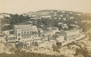 Great Britain Unidentified Town General View old Francis Frith CDV Photo 1870