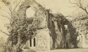 England Netley Abbey Hampshire Abbot's Kitchen Ruins Anonymous CDV Photo 1870