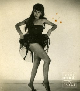 France Paris Matchbox Women Nudes Old Teddy Piaz Photo 1940