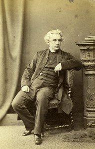 Reverend John Chippendale Montesquieu Bellew Old LSC CDV Photo 1860's