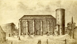 Germany Schlosskirche Wittenberg All Saints' Church Old CDV Photo 1860's