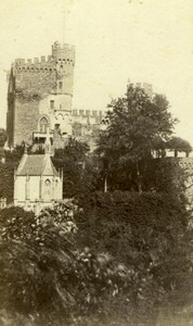 Germany Rheinstein Castle Burg Reinstein Old CDV Photo 1860's