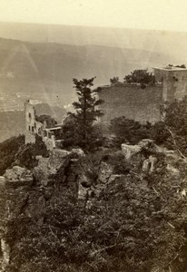 Germany Baden Baden Altes Schloss Hohenbaden Castle Old Meder CDV Photo 1860's