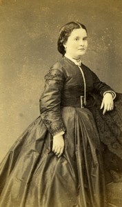 France Young Woman Portrait Second Empire Old Pierre Petit CDV Photo 1860's