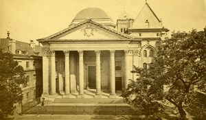 Switzerland Geneva St. Pierre Cathedral Façade Old Garcin CDV Photo 1870's