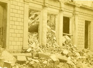 France Ruines de Paris La Commune Mr Thiers House Ruins Old CDV Photo 1870's