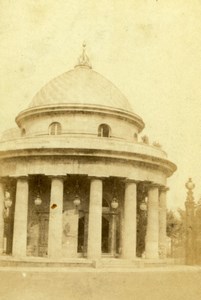 France Paris Parc Monceau Rotonde Old CDV Photo 1870