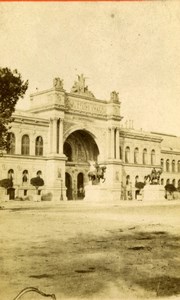 France Paris Palais de l'Industrie Old CDV Photo 1870