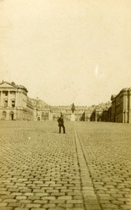 France Versailles Castle Place du Chateau Old CDV Photo 1870