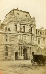 France Paris Louvre Pavillon Place du Palais Royal Old CDV Photo 1870