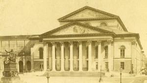 Germany Munich Munchen Nationaltheater Theater old CDV Photo 1870