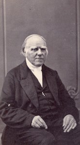 Bradford Reverend ? Methodist ? Church Old Appleton CDV Photo 1860's