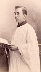 Margate Choir Boy Victorian Era Old L.R. Goodman CDV Photo 1890
