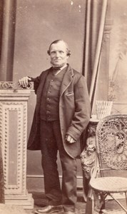 Ramsgate English Man Victorian Fashion Old J. Usher CDV Photo 1880