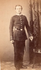 Nordhausen German Man in Military Uniform Old Schrader CDV Photo 1870