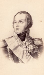 Étienne Jacques Macdonald Duc de Tarente Marechal d'Empire old CDV Photo 1870