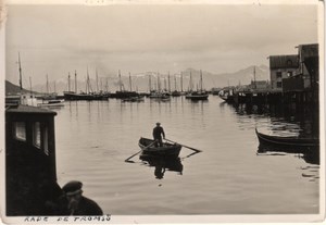 Tromsø Tromso Harbour Norway old Photo 1930's