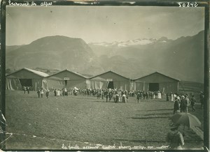 Geo Chavez Flight over the Alps Aviation Photo Lot 1910