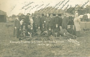 Etampes Ecole Bleriot named Students Aviation 1911