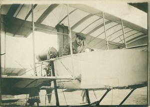 John Moore Brabazon in his Airplane Aviation 1908 Photo