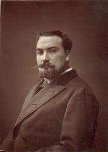 French Painter Berne-Bellecour Woodburytype Photograph c1880