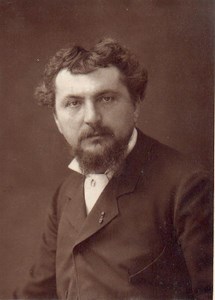 French painter Ernest Ange-Duez Woodburytype Photograph c1880