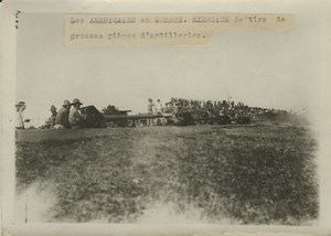 US Soldiers Shooting Exercise WWI WW1 Photo 1914-1918